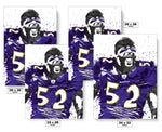 Ray Lewis Baltimore Ravens Football Art Poster