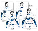 Shohei Ohtani Los Angeles Dodgers Baseball Art Poster