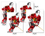 Bobby Hull Chicago Blackhawks Hockey Art Poster