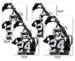 Charles Woodson Las Vegas Raiders Football Art Poster