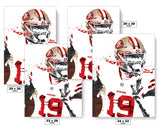 Deebo Samuel San Francisco 49ers Football Art Poster