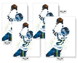 Tariq Woolen Seattle Seahawks Football Art Poster