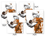 Colt McCoy Texas Longhorns NCAA College Art Poster