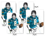 Mark Brunell Jacksonville Jaguars Football Art Poster