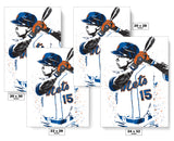 Carlos Beltran New York Mets Baseball Art Poster