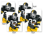 Franco Harris Pittsburgh Steelers Football Art Poster