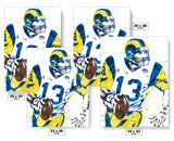 Kurt Warner Los Angeles Rams Football Art Poster