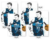 Luka Doncic Dallas Mavericks Basketball Art Poster