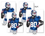 Victor Cruz New York Giants Football Art Poster