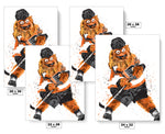 Philadelphia Flyers Gritty Mascot Hockey Art Poster